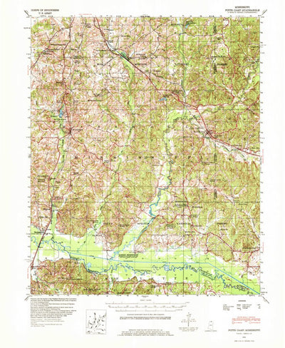 United States Geological Survey Potts Camp, MS (1944, 62500-Scale) digital map