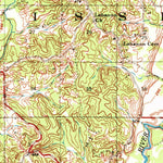 United States Geological Survey Potts Camp, MS (1944, 62500-Scale) digital map