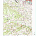 United States Geological Survey Pottstown, PA (1956, 24000-Scale) digital map