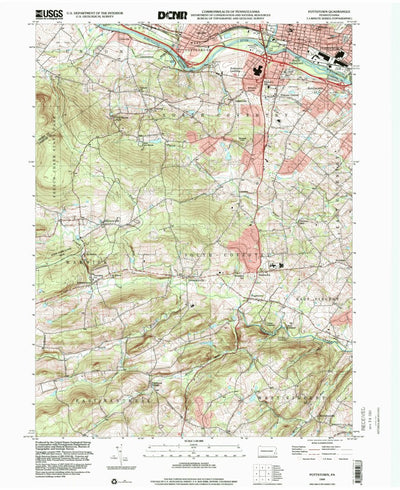 United States Geological Survey Pottstown, PA (1999, 24000-Scale) digital map