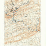United States Geological Survey Pottsville, PA (1889, 62500-Scale) digital map