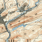 United States Geological Survey Pottsville, PA (1889, 62500-Scale) digital map