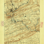 United States Geological Survey Pottsville, PA (1891, 62500-Scale) digital map