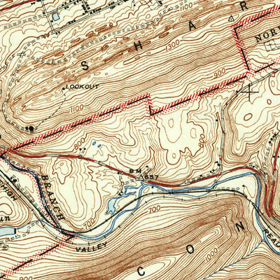 United States Geological Survey Pottsville, PA (1944, 31680-Scale) digital map