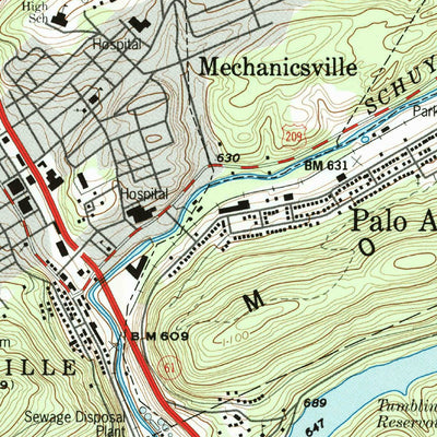 United States Geological Survey Pottsville, PA (1994, 24000-Scale) digital map