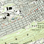 United States Geological Survey Pottsville, PA (1994, 24000-Scale) digital map