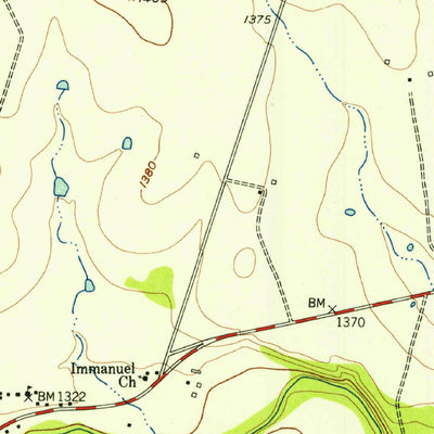 United States Geological Survey Pottsville, TX (1956, 24000-Scale) digital map
