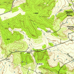 United States Geological Survey Pottsville, TX (1956, 62500-Scale) digital map