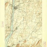 United States Geological Survey Poughkeepsie, NY (1893, 62500-Scale) digital map