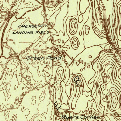 United States Geological Survey Poughkeepsie, NY (1936, 48000-Scale) digital map