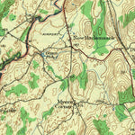 United States Geological Survey Poughkeepsie, NY (1943, 62500-Scale) digital map