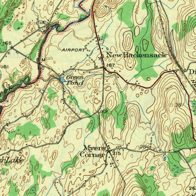 United States Geological Survey Poughkeepsie, NY (1943, 62500-Scale) digital map