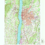 United States Geological Survey Poughkeepsie, NY (1957, 24000-Scale) digital map