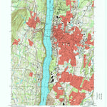 United States Geological Survey Poughkeepsie, NY (1995, 24000-Scale) digital map