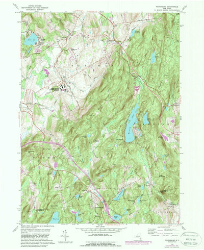 United States Geological Survey Poughquag, NY (1960, 24000-Scale) digital map