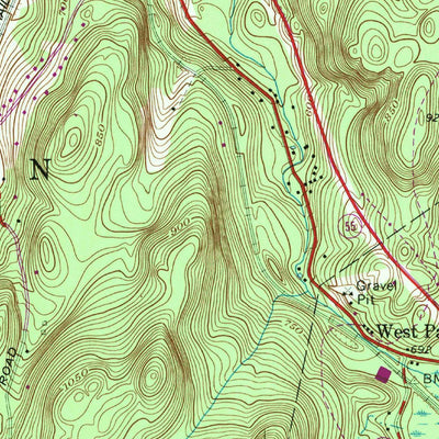 United States Geological Survey Poughquag, NY (1960, 24000-Scale) digital map