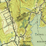 United States Geological Survey Pound Ridge, NY-CT (1947, 24000-Scale) digital map