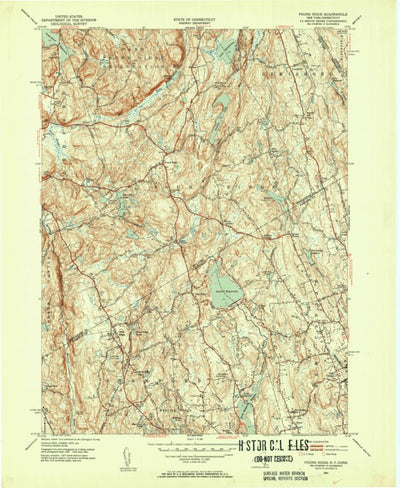 Pound Ridge, Ny-ct (1951, 31680-scale) Map By United States Geological 