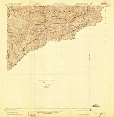 United States Geological Survey Pounding Mill, VA-WV (1926, 62500-Scale) digital map