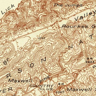 United States Geological Survey Pounding Mill, VA-WV (1941, 48000-Scale) digital map