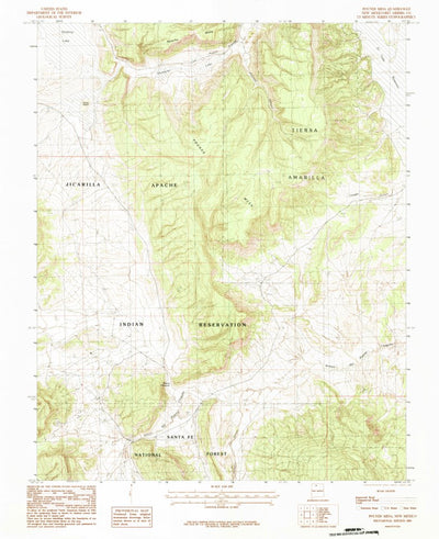 United States Geological Survey Pounds Mesa, NM (1983, 24000-Scale) digital map
