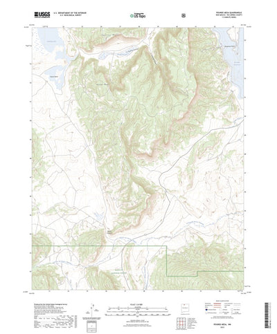 United States Geological Survey Pounds Mesa, NM (2023, 24000-Scale) digital map