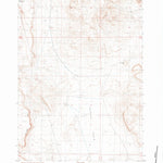United States Geological Survey Poverty Basin North, OR (1984, 24000-Scale) digital map