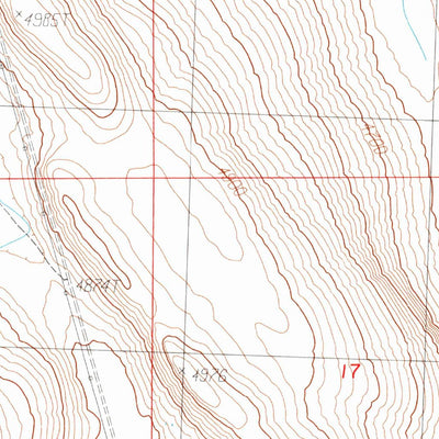 United States Geological Survey Poverty Basin South, OR (1984, 24000-Scale) digital map
