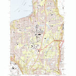United States Geological Survey Poverty Bay, WA (1961, 24000-Scale) digital map