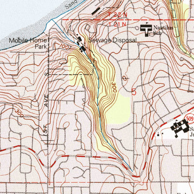 United States Geological Survey Poverty Bay, WA (1961, 24000-Scale) digital map