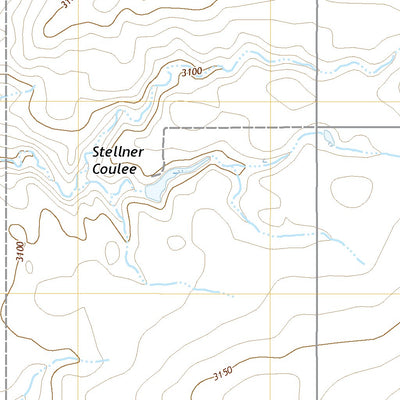 United States Geological Survey Poverty Coulee, MT (2020, 24000-Scale) digital map
