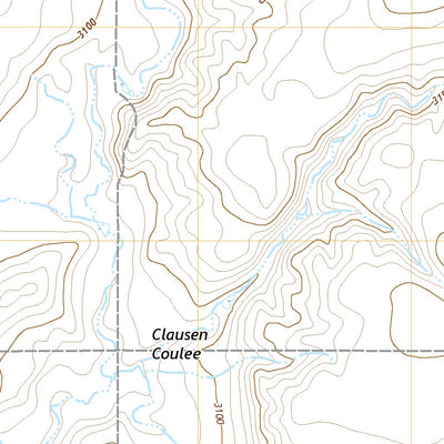 United States Geological Survey Poverty Coulee, MT (2020, 24000-Scale) digital map