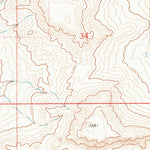 United States Geological Survey Poverty Coulee NE, MT (1970, 24000-Scale) digital map