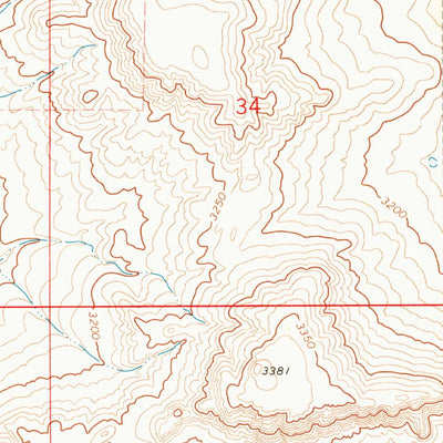 United States Geological Survey Poverty Coulee NE, MT (1970, 24000-Scale) digital map
