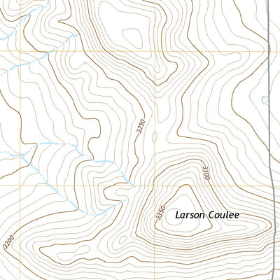United States Geological Survey Poverty Coulee NE, MT (2020, 24000-Scale) digital map