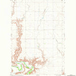 United States Geological Survey Poverty Coulee SE, MT (1970, 24000-Scale) digital map