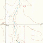 United States Geological Survey Poverty Coulee SE, MT (1970, 24000-Scale) digital map