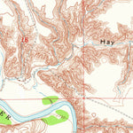 United States Geological Survey Poverty Coulee SE, MT (1970, 24000-Scale) digital map