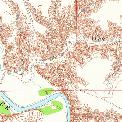 United States Geological Survey Poverty Coulee SE, MT (1970, 24000-Scale) digital map