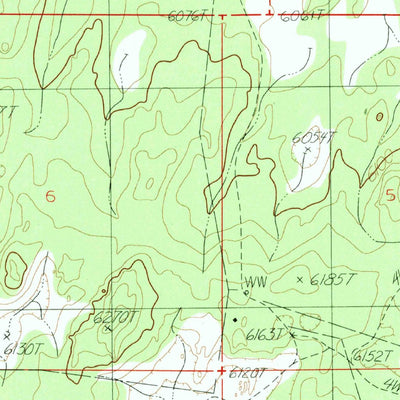 United States Geological Survey Poverty Flat, AZ (1985, 24000-Scale) digital map