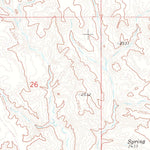 United States Geological Survey Poverty Flat East, MT (1972, 24000-Scale) digital map