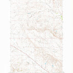 United States Geological Survey Poverty Flat West, MT (1972, 24000-Scale) digital map