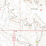 United States Geological Survey Poverty Flat West, MT (1972, 24000-Scale) digital map