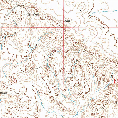 United States Geological Survey Poverty Flat West, MT (1972, 24000-Scale) digital map