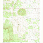 United States Geological Survey Poverty Knoll, AZ (1971, 24000-Scale) digital map