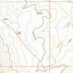 United States Geological Survey Poverty Knoll, AZ (1971, 24000-Scale) digital map