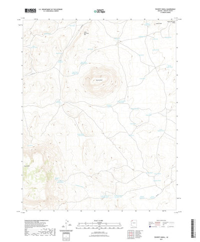 United States Geological Survey Poverty Knoll, AZ (2021, 24000-Scale) digital map