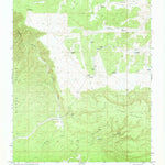 United States Geological Survey Poverty Spring, AZ (1971, 24000-Scale) digital map
