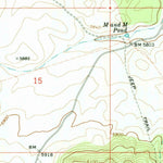 United States Geological Survey Poverty Spring, AZ (1971, 24000-Scale) digital map