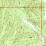 United States Geological Survey Poverty Spring, AZ (1971, 24000-Scale) digital map
